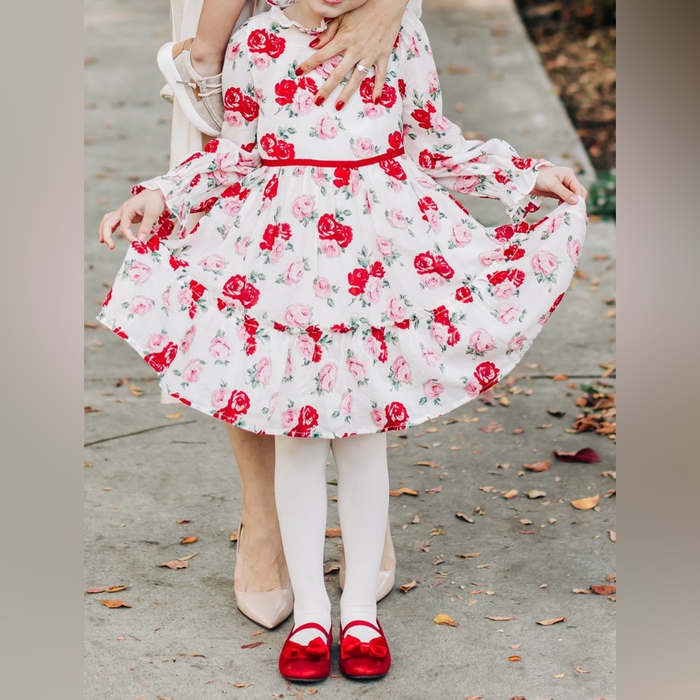 Janie and Jack Rose Ruffle Dress - Picture 6 of 6